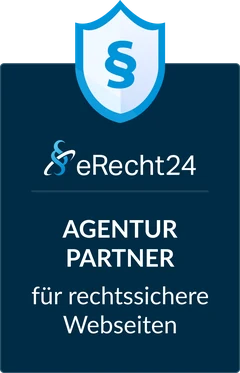 Siegel: eRecht24 Agentur-Partner für rechtssichere Webseiten